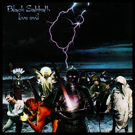 black sabbath live evil album cover images